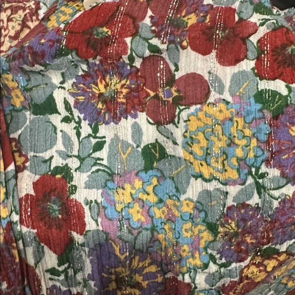 ba&sh Floral Multicolor Blouse - Picture 12 of 12